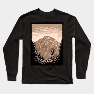 Hiking Mountains - So Far From Home Long Sleeve T-Shirt